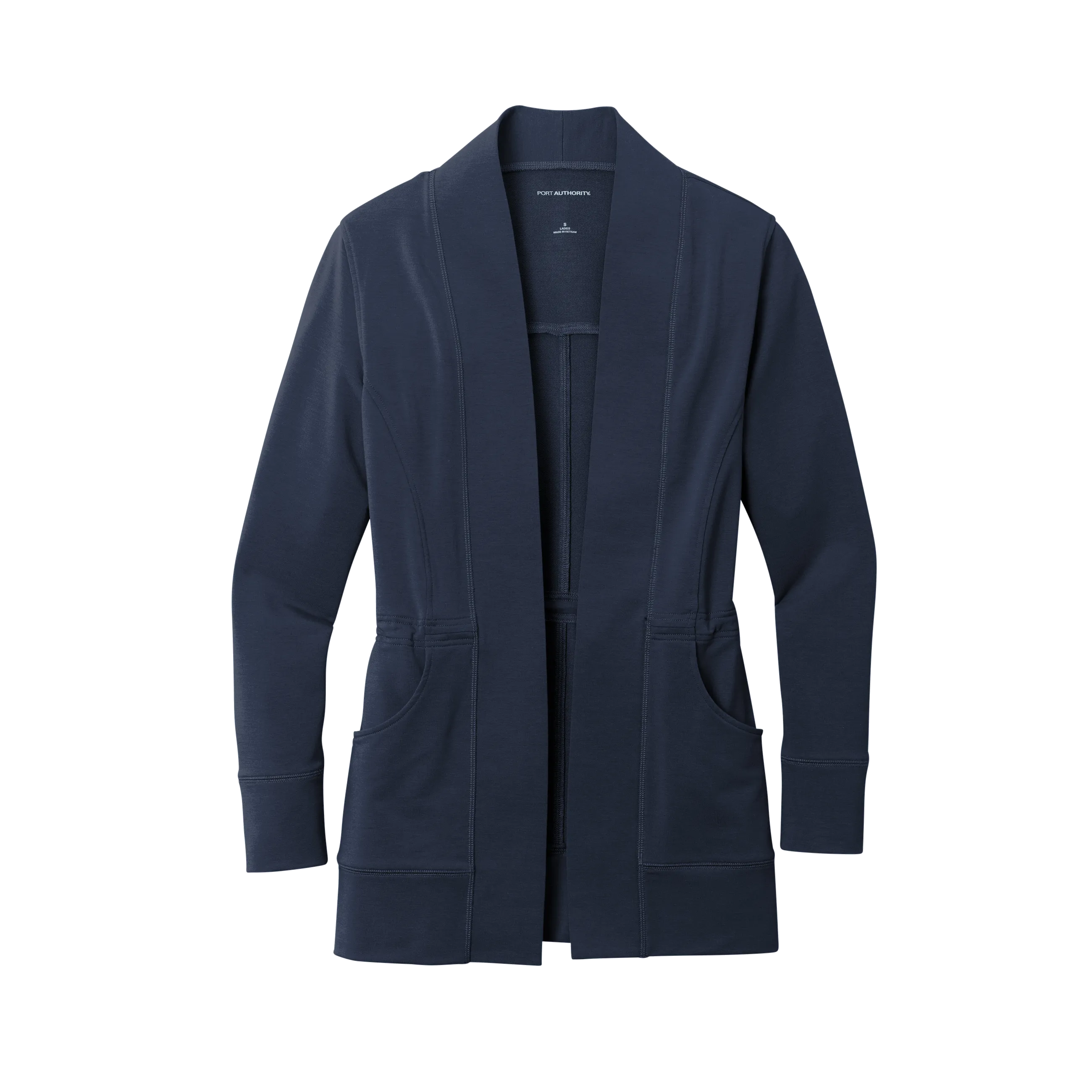 B2223 Ladies Microterry Cardigan