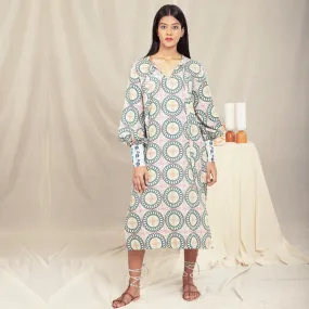 Bohemian Dress for Women | Summer Wear | Relaxed Fit | Block Printed