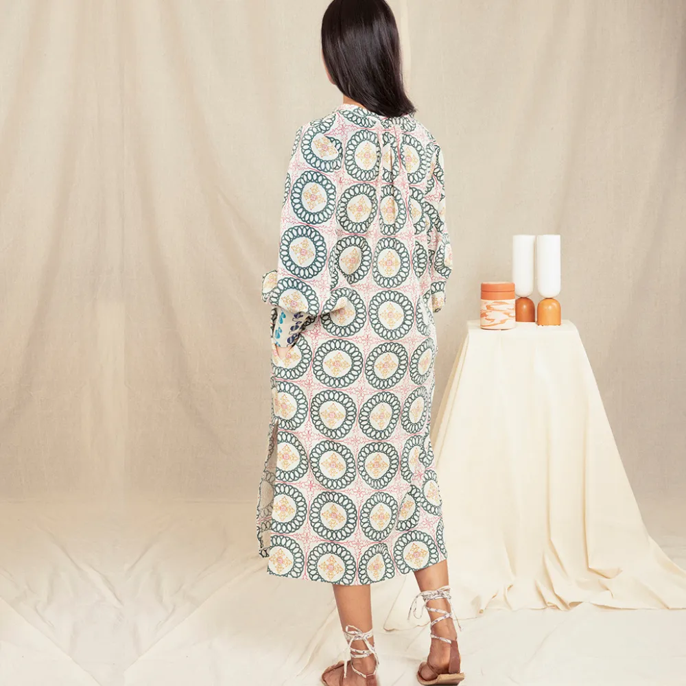 Bohemian Dress for Women | Summer Wear | Relaxed Fit | Block Printed