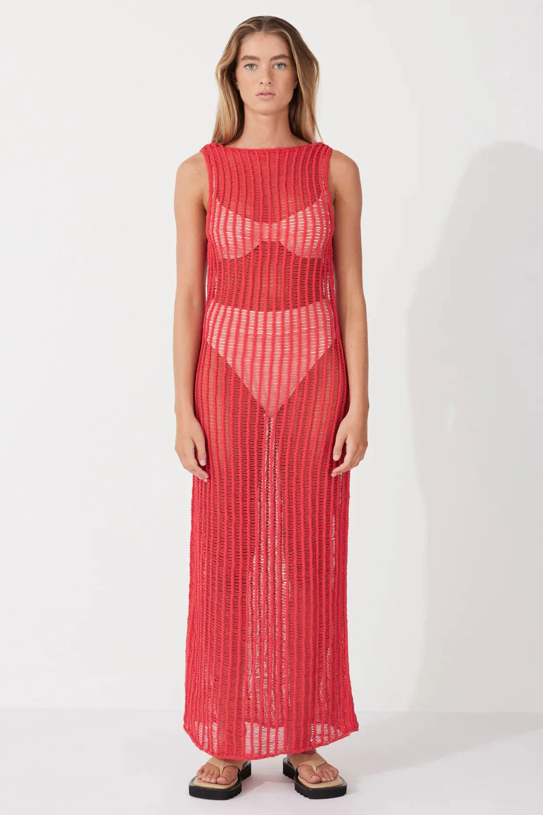 CROCHET BACKLESS DRESS | CHILLI