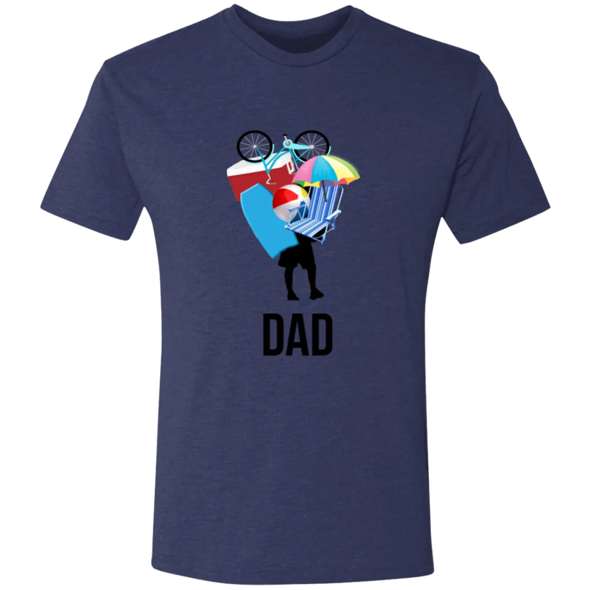 Dad Beach Triblend T-Shirt