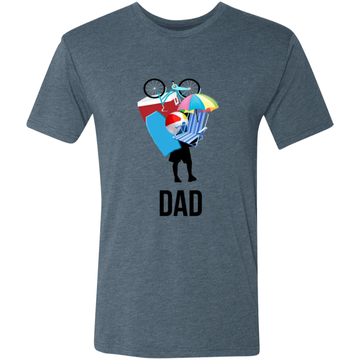 Dad Beach Triblend T-Shirt