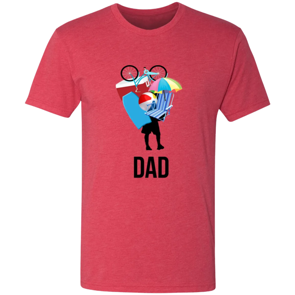 Dad Beach Triblend T-Shirt