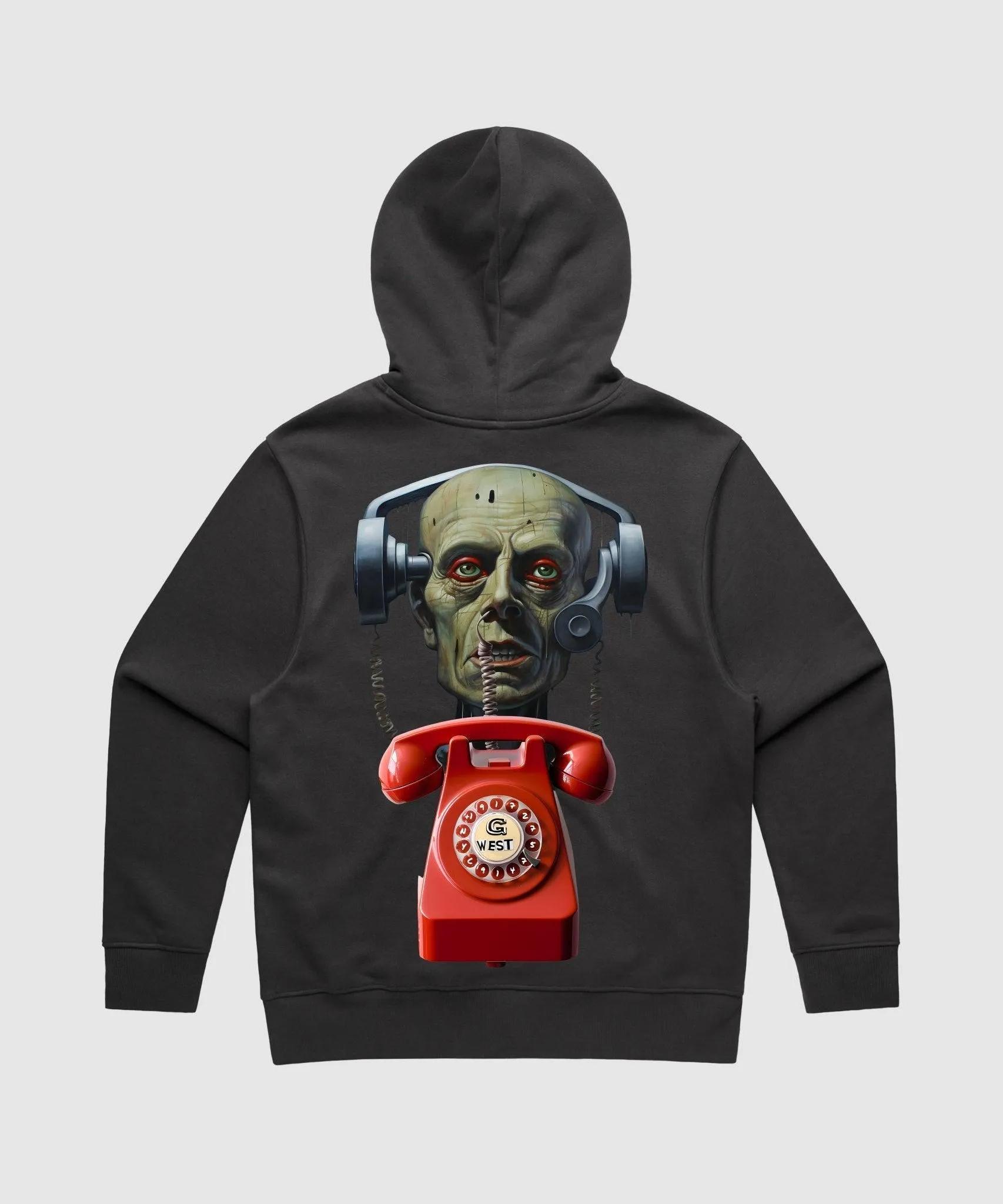 G West Telephone Head Heavy Premium Hoodie - 6 Colors