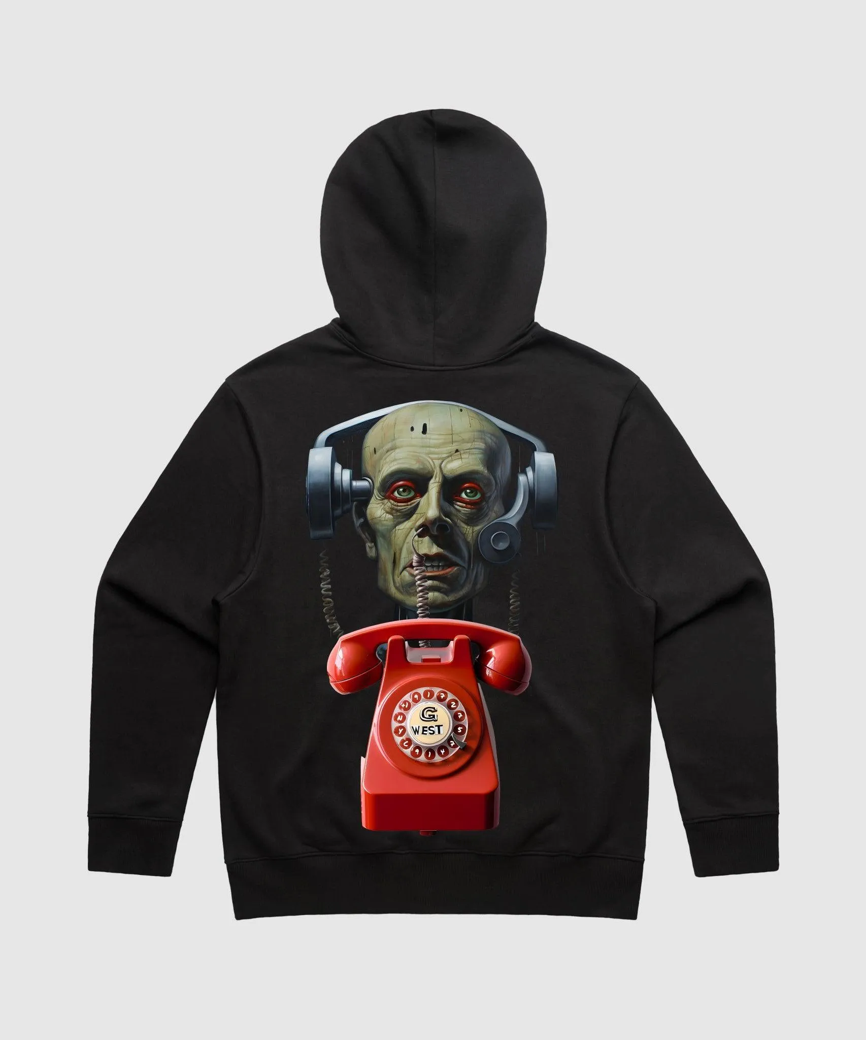 G West Telephone Head Heavy Premium Hoodie - 6 Colors