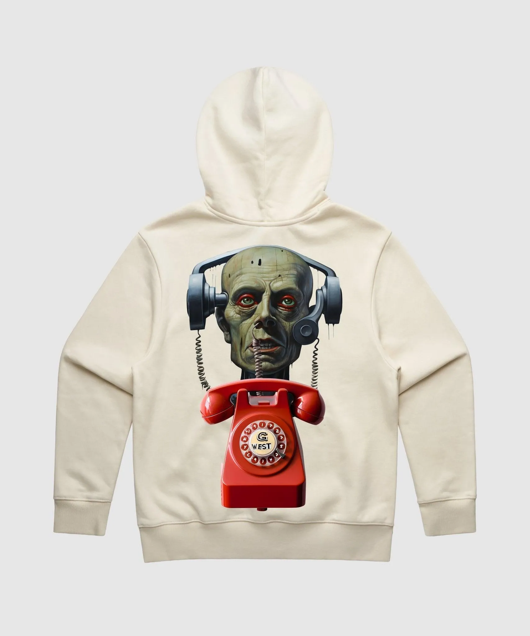G West Telephone Head Heavy Premium Hoodie - 6 Colors