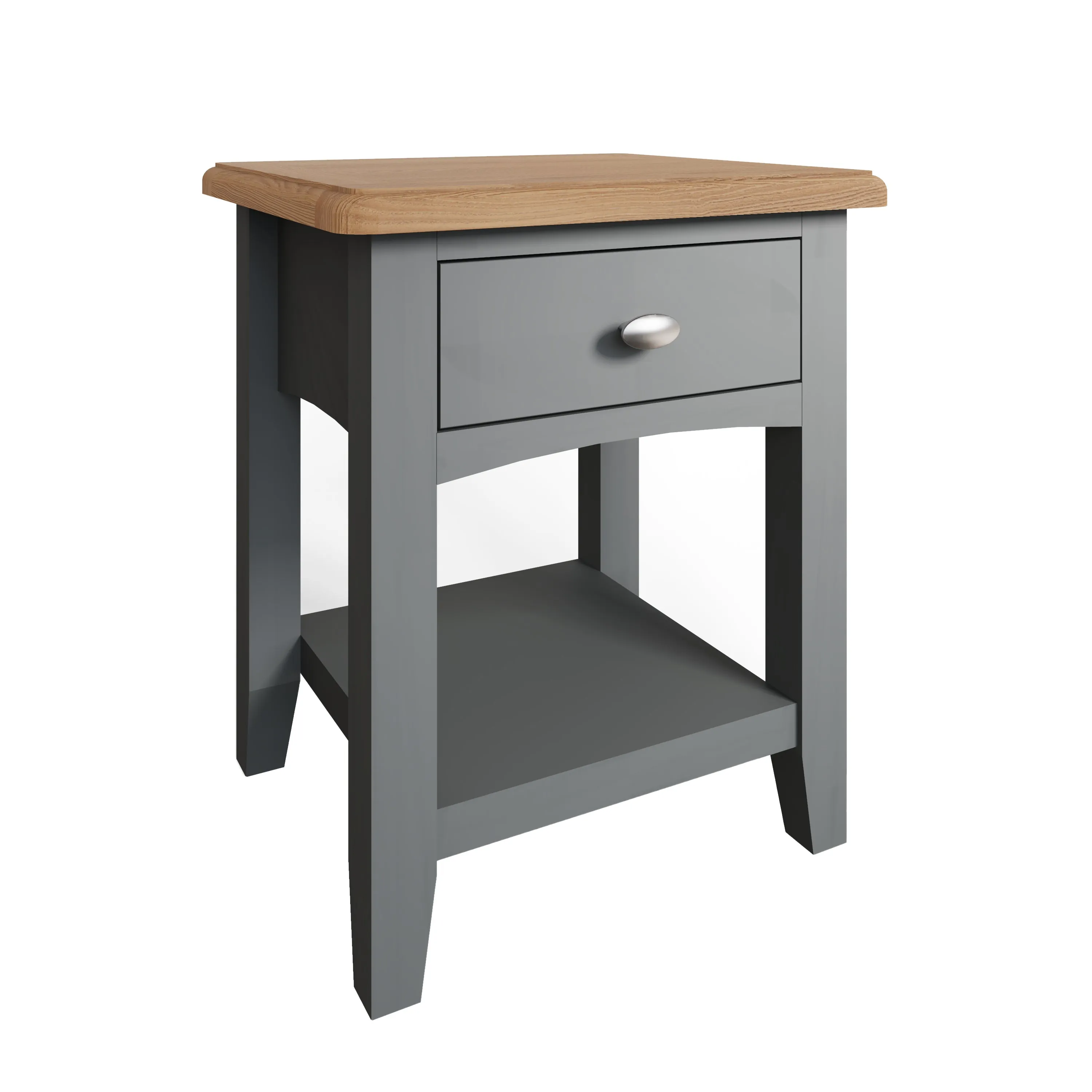 Geras Grey Lamp Table