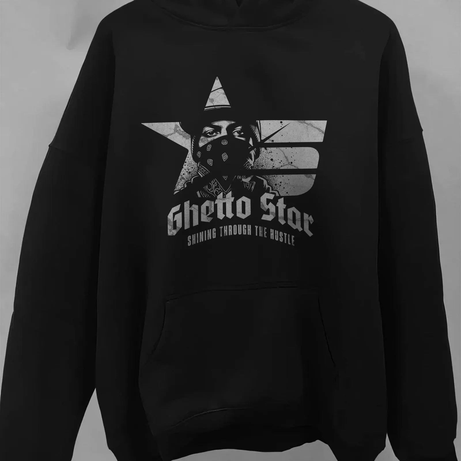 Ghetto Star Oversized Fleece Hoodie