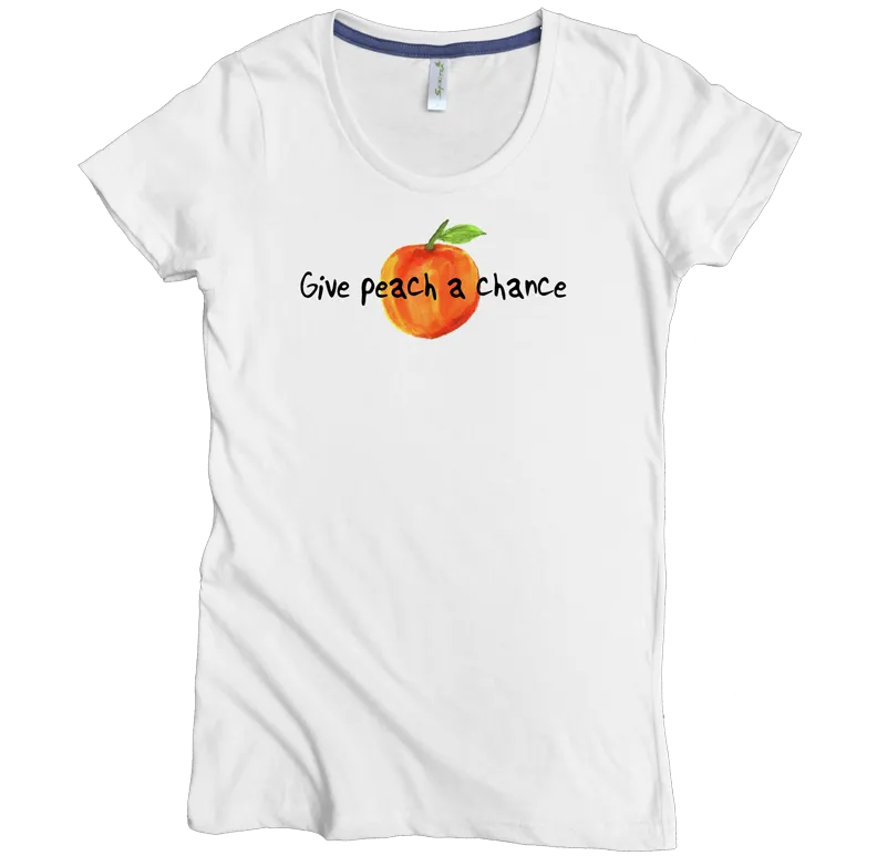 Give Peach A Chance Graphic Tee