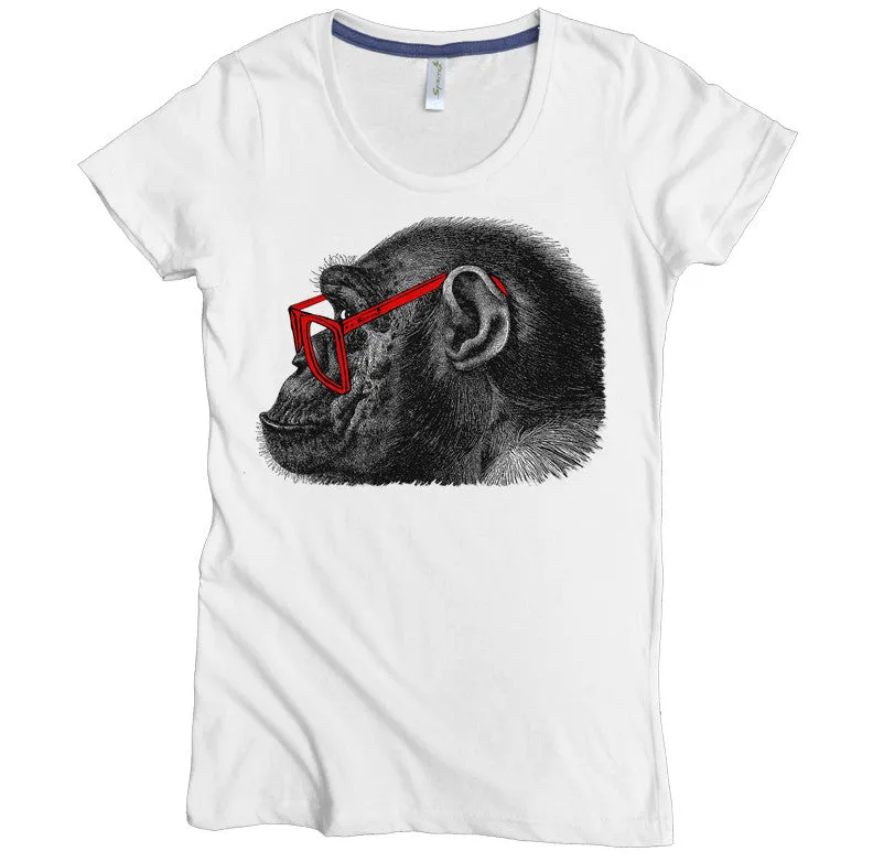 Gorilla in Glasses Graphic Tee