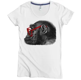 Gorilla in Glasses Graphic Tee