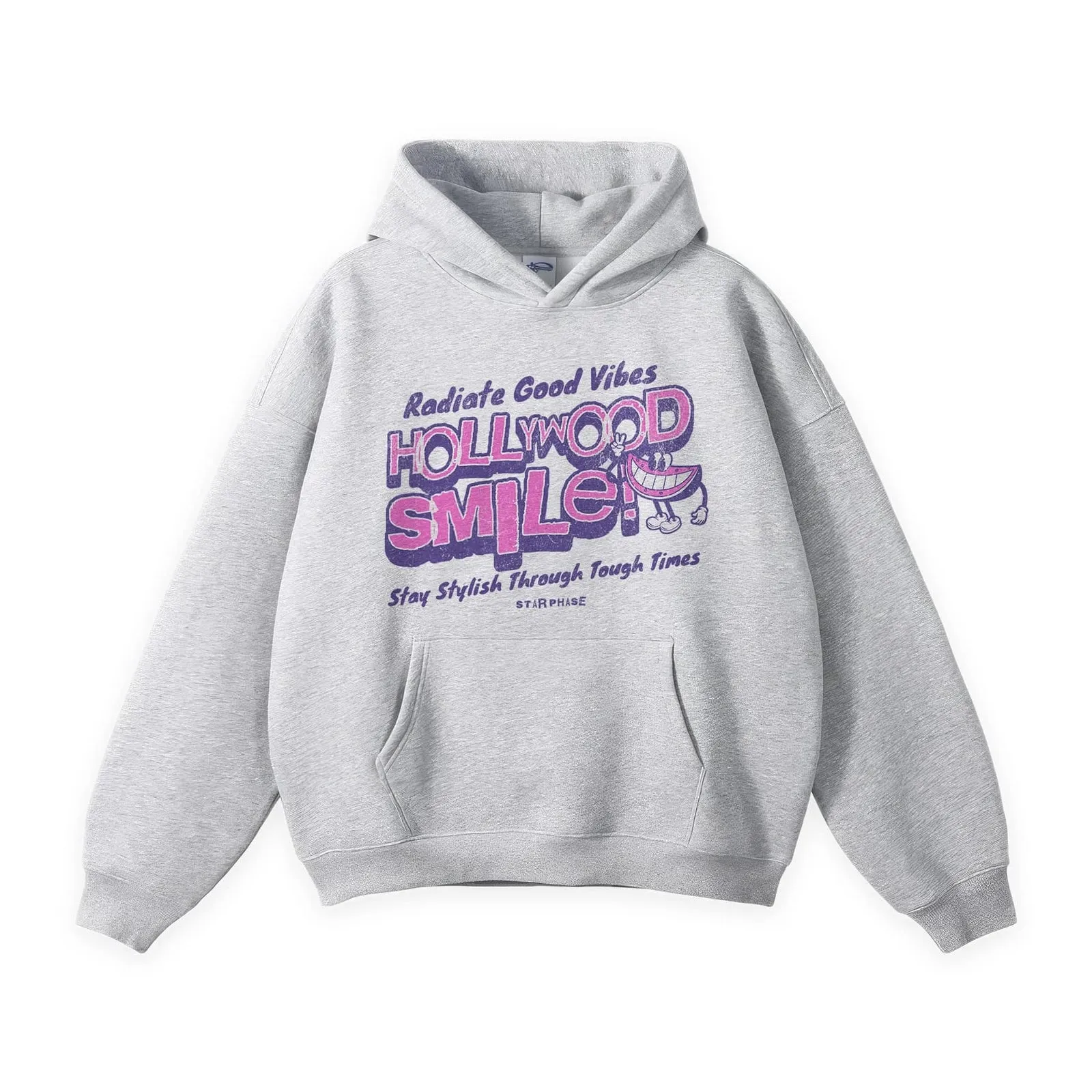 Hollywood Smile Oversized Fleece Hoodie
