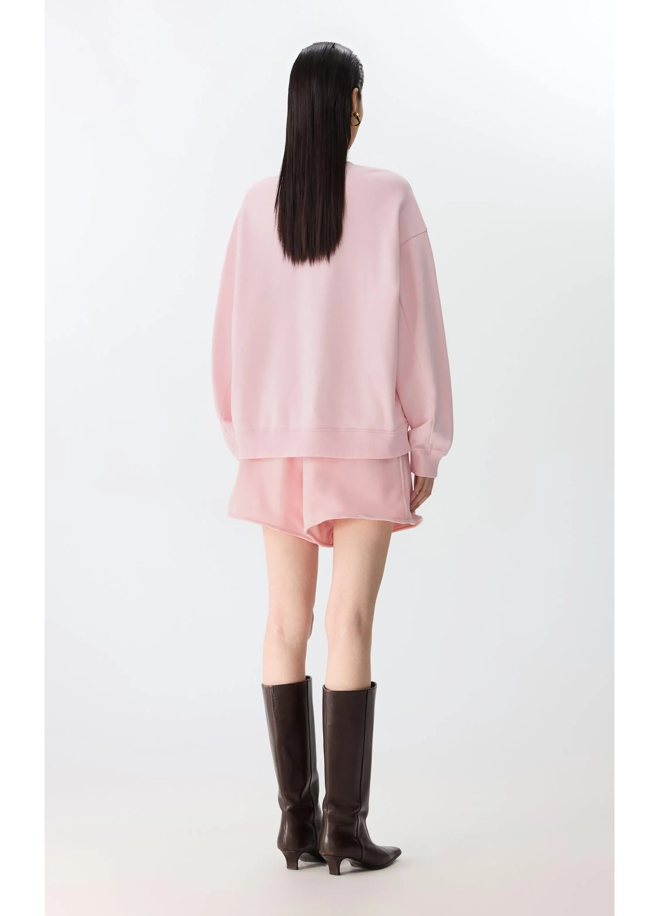 JNBY Playful Cat Oversized Cotton Sweatshirt