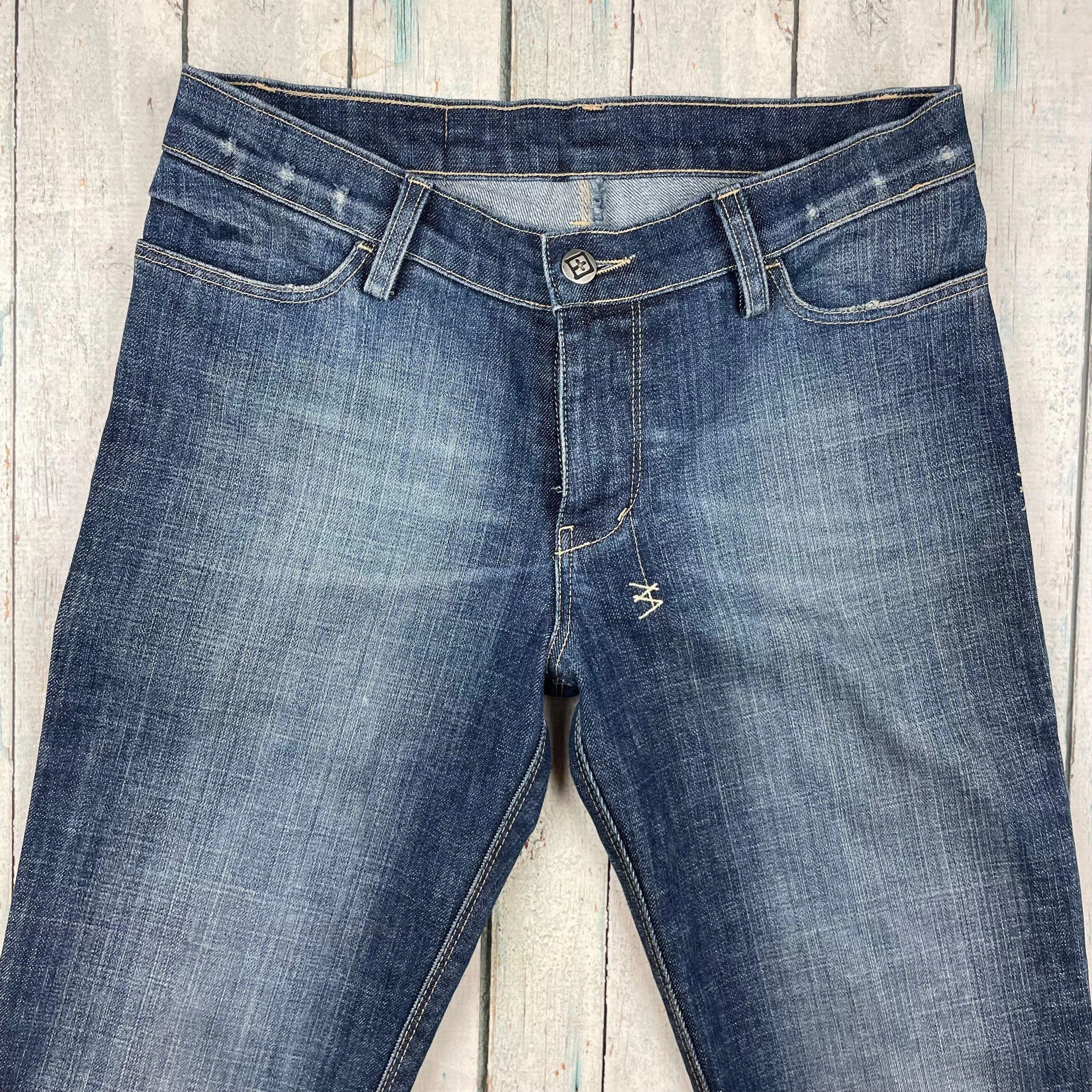 Ksubi 'Baguette Jean' in Wear and Tear Wash - Size 28