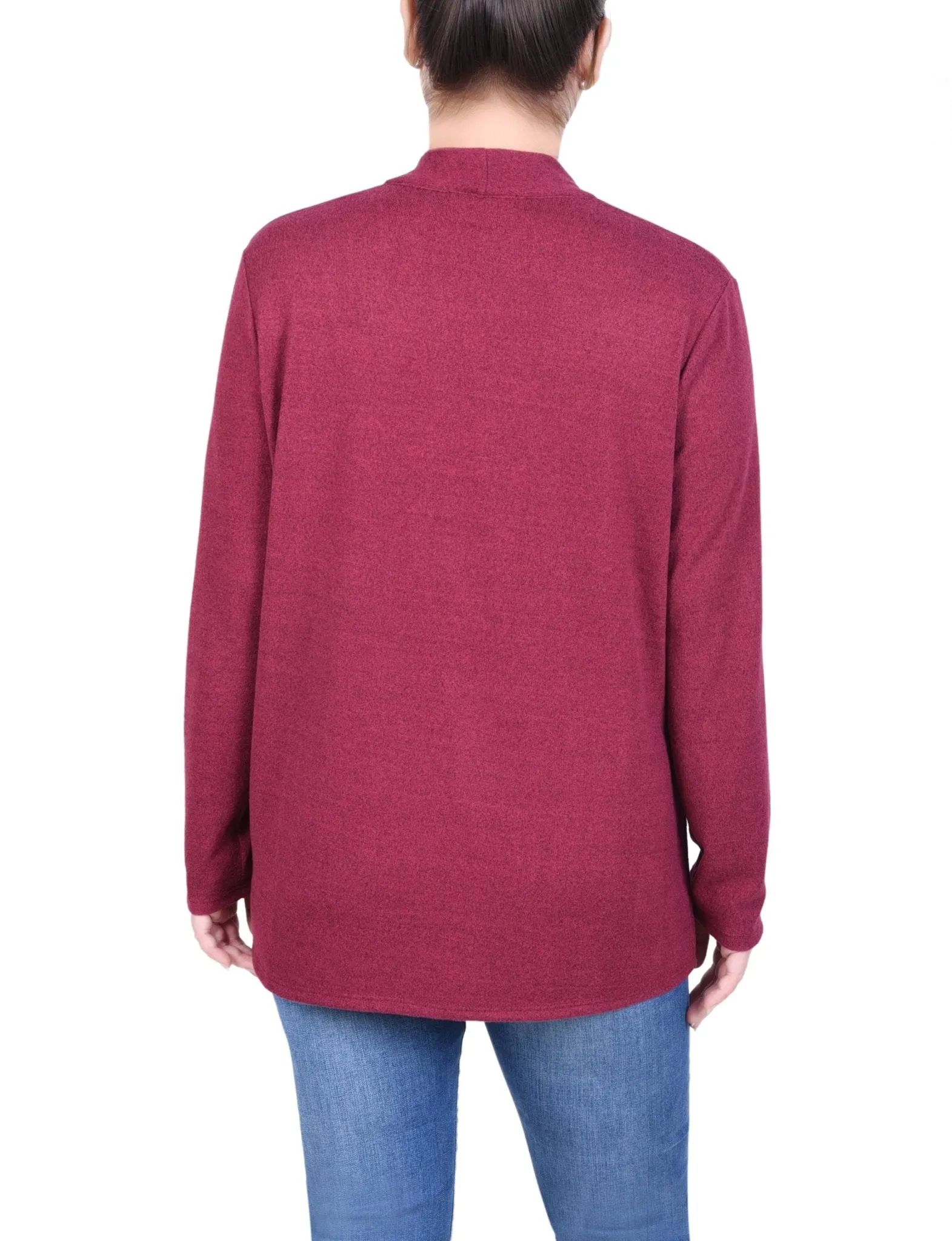 Long Sleeve Swing Cardigan - Petite