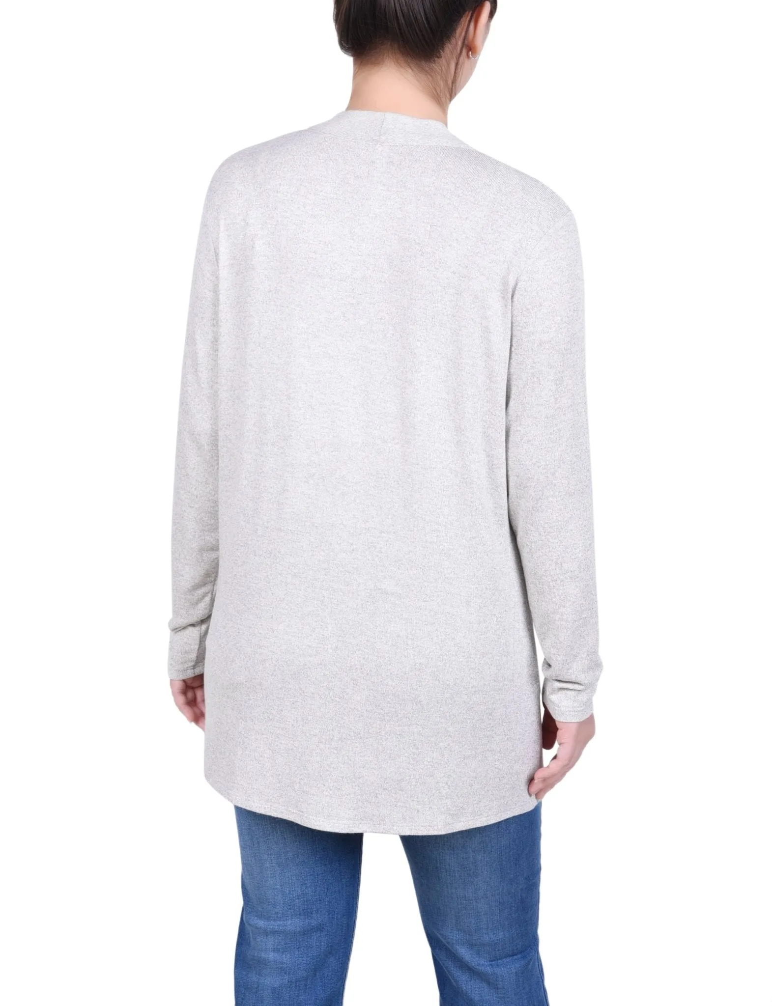 Long Sleeve Swing Cardigan - Petite