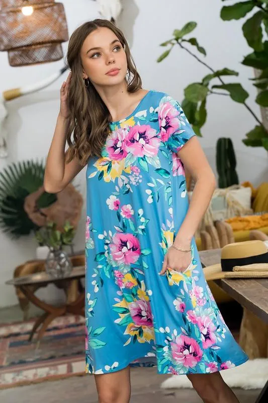 Pre-Order Let It Flow Floral Dress