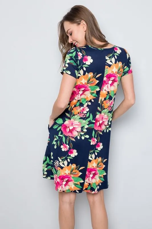 Pre-Order Let It Flow Floral Dress