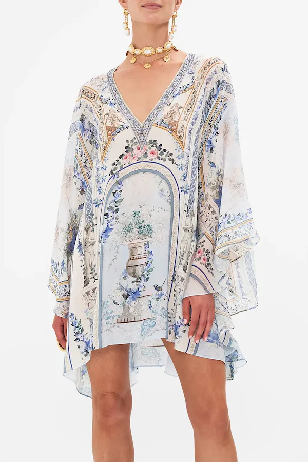 RAGLAN SLEEVE FLARED KAFTAN