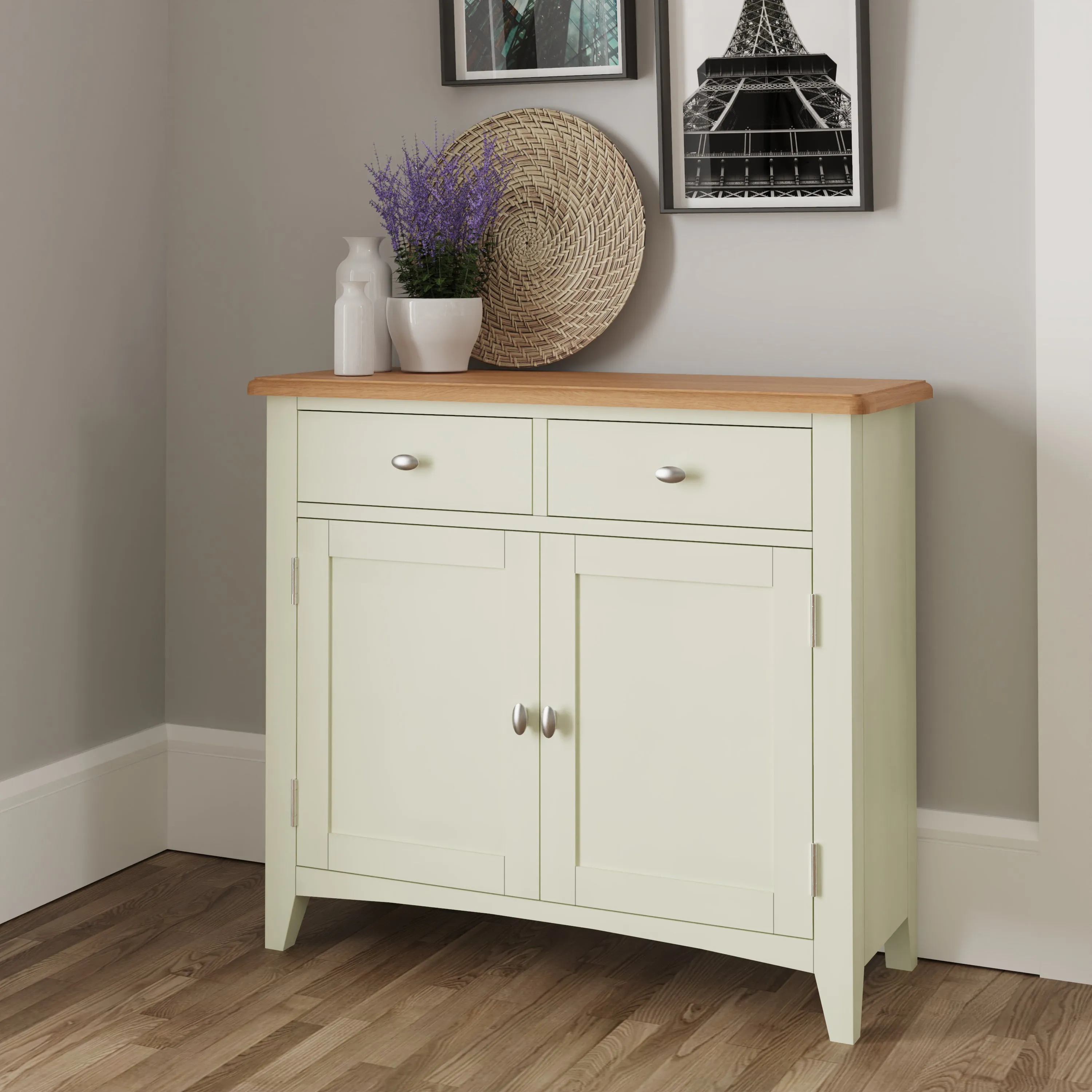 Salisbury Pure White Sideboard 90 x 34 x 80 cm