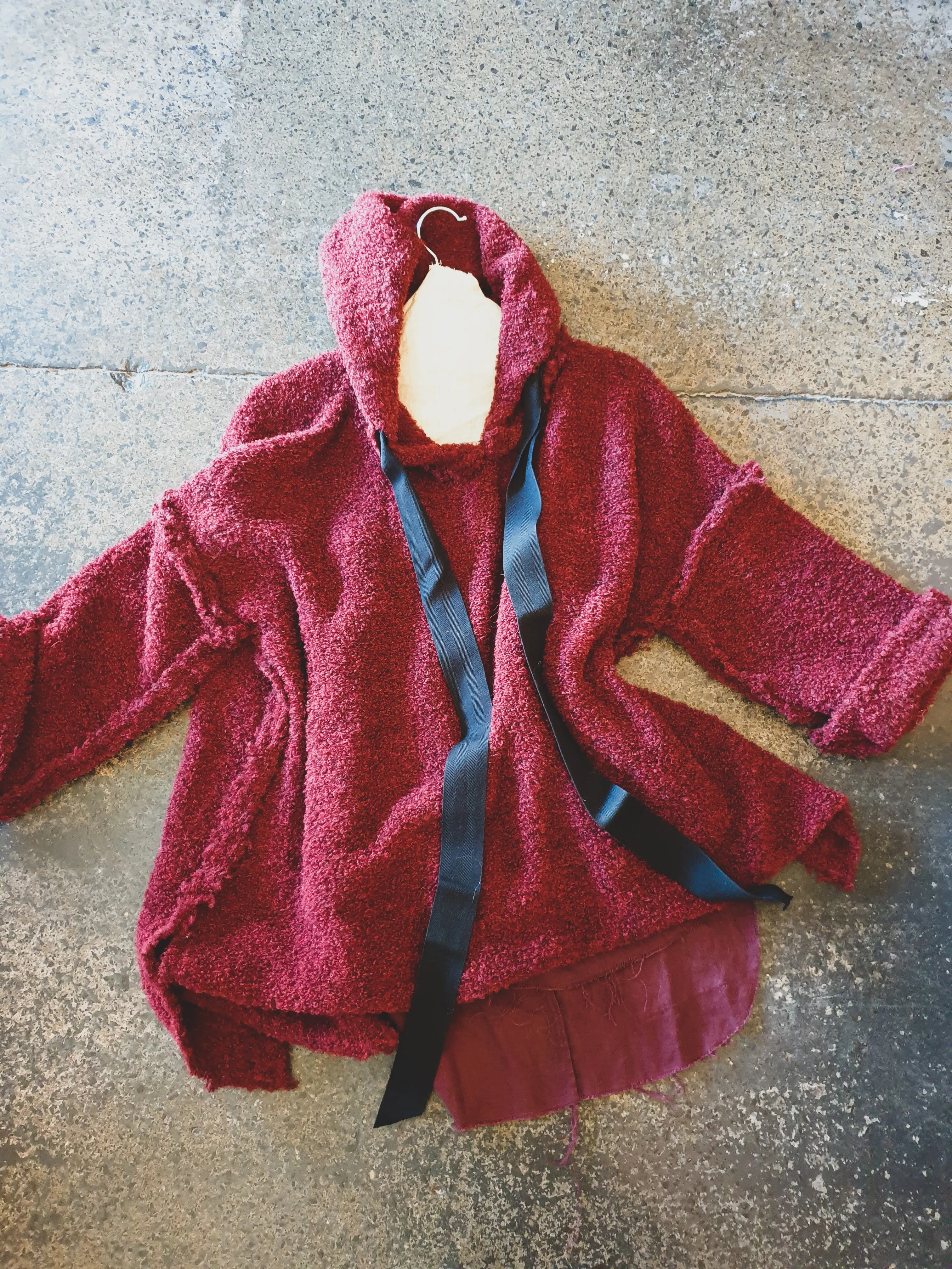 Sloppy Joe hoodie (Alpaca) - Burnt Orange