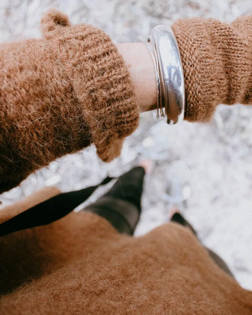 Sloppy Joe hoodie (Alpaca) - Burnt Orange