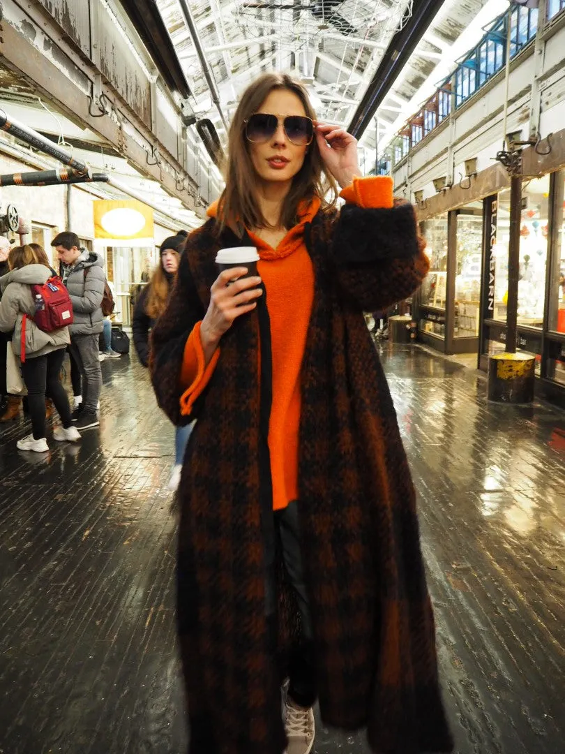 Sloppy Joe hoodie (Alpaca) - Burnt Orange