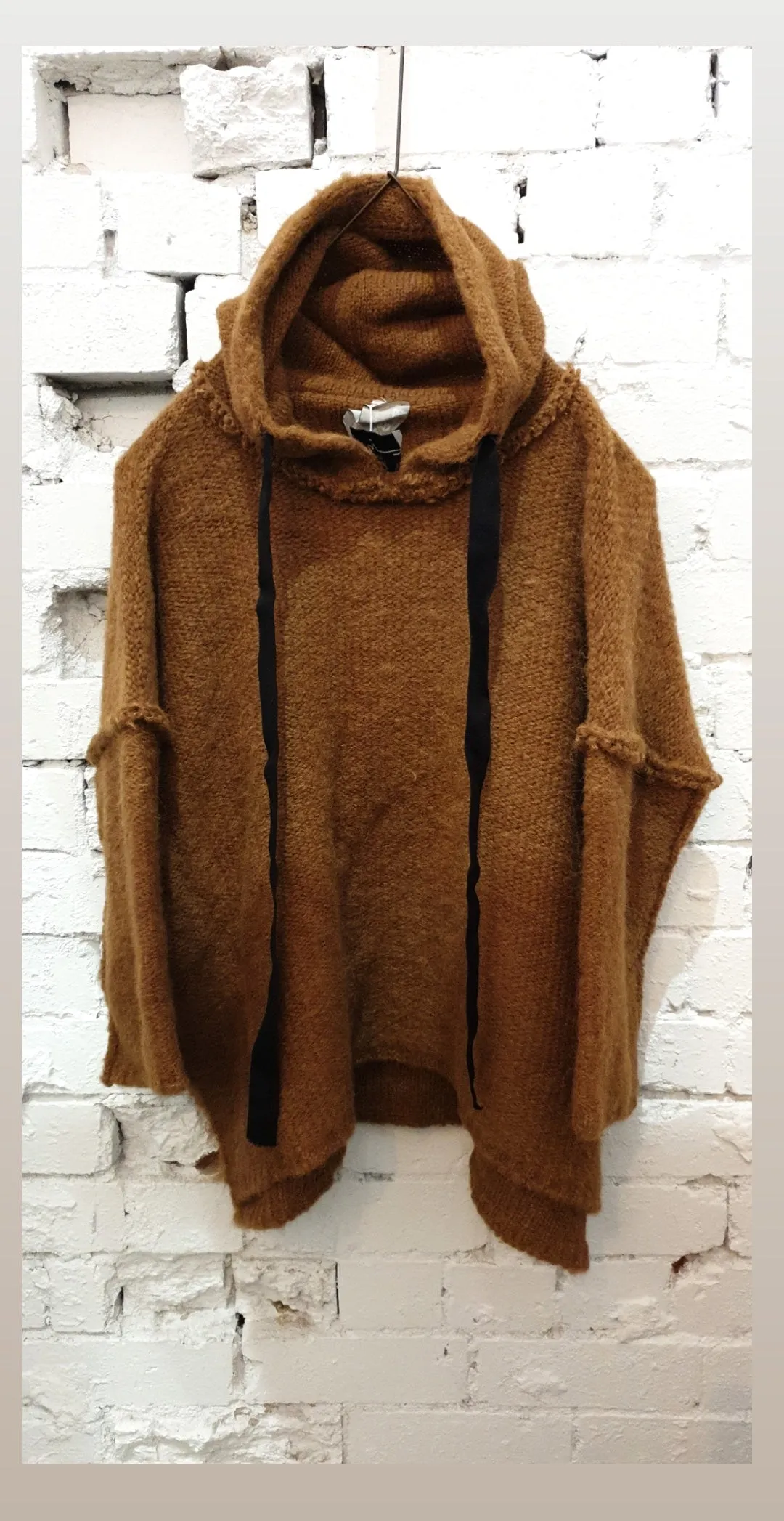 Sloppy Joe hoodie (Alpaca) - Burnt Orange