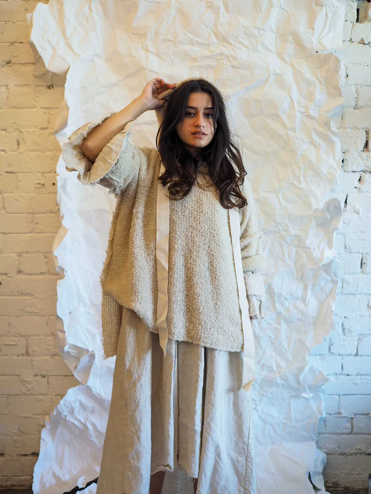 Sloppy Joe hoodie (Alpaca) - Burnt Orange