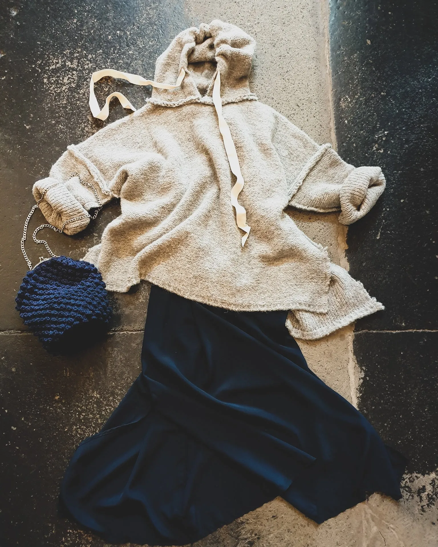 Sloppy Joe hoodie (Alpaca) - Burnt Orange