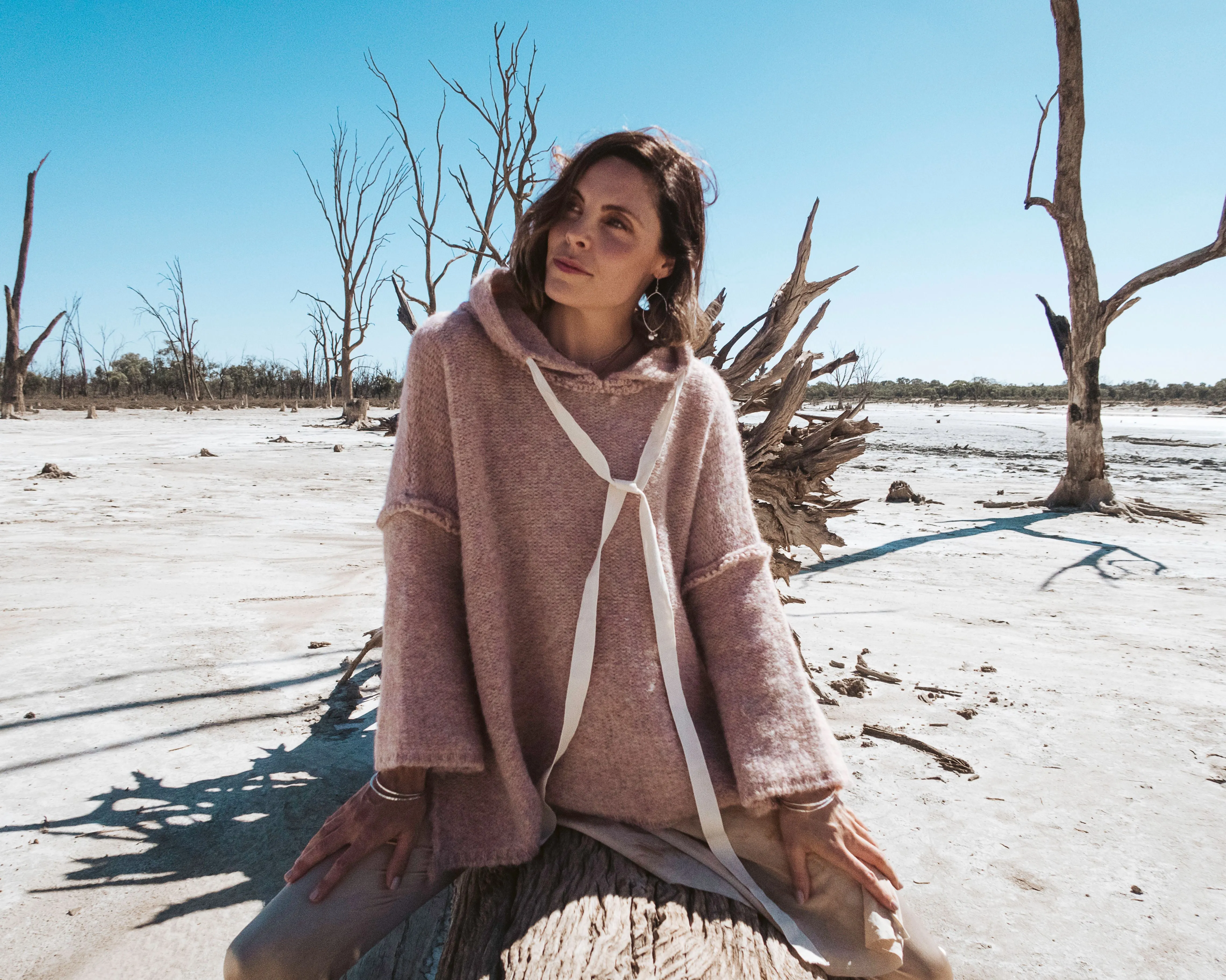 Sloppy Joe hoodie (Alpaca) - Burnt Orange