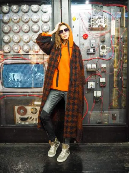 Sloppy Joe hoodie (Alpaca) - Burnt Orange