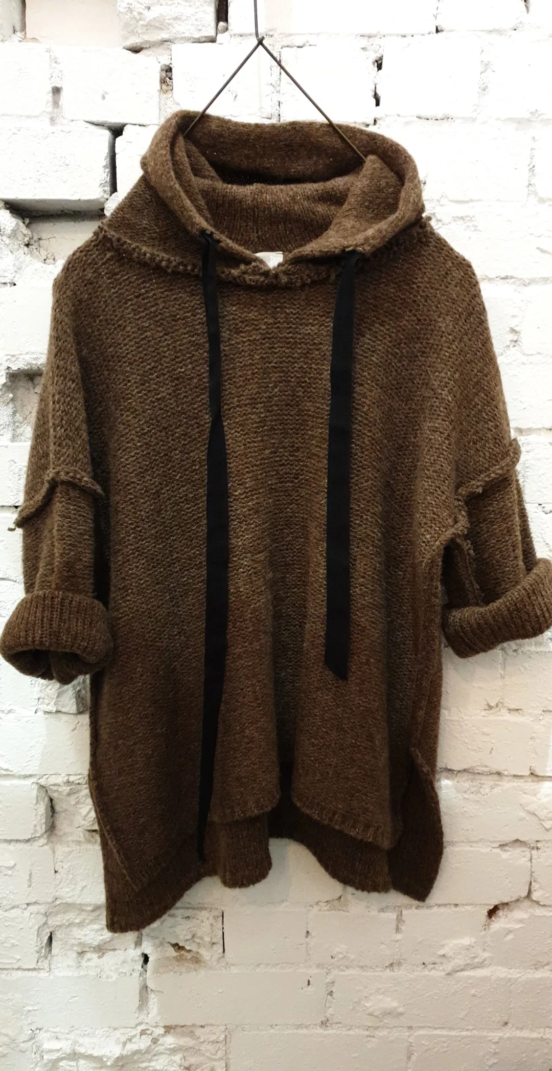Sloppy Joe hoodie (Alpaca) - Burnt Orange