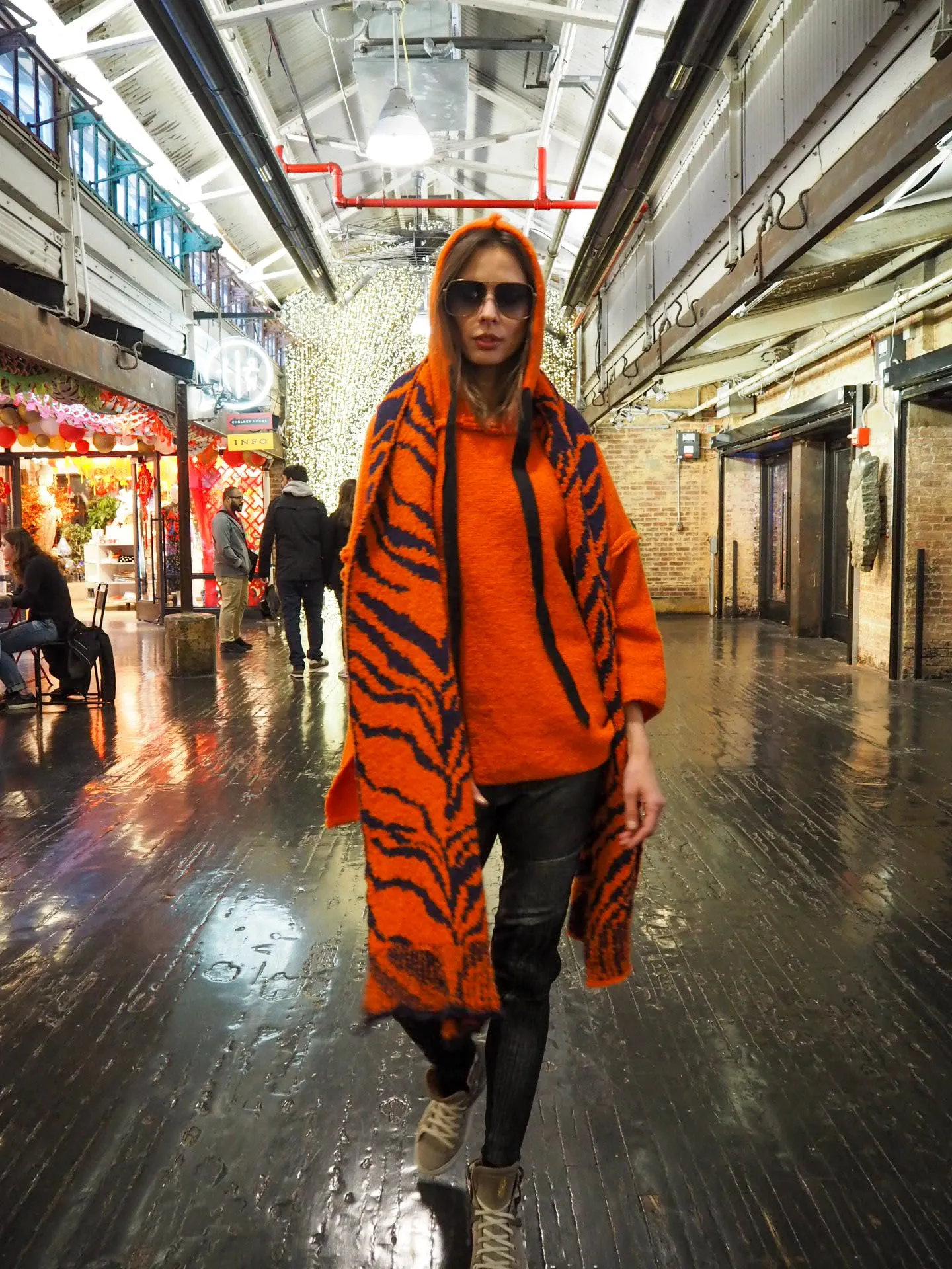 Sloppy Joe hoodie (Alpaca) - Burnt Orange
