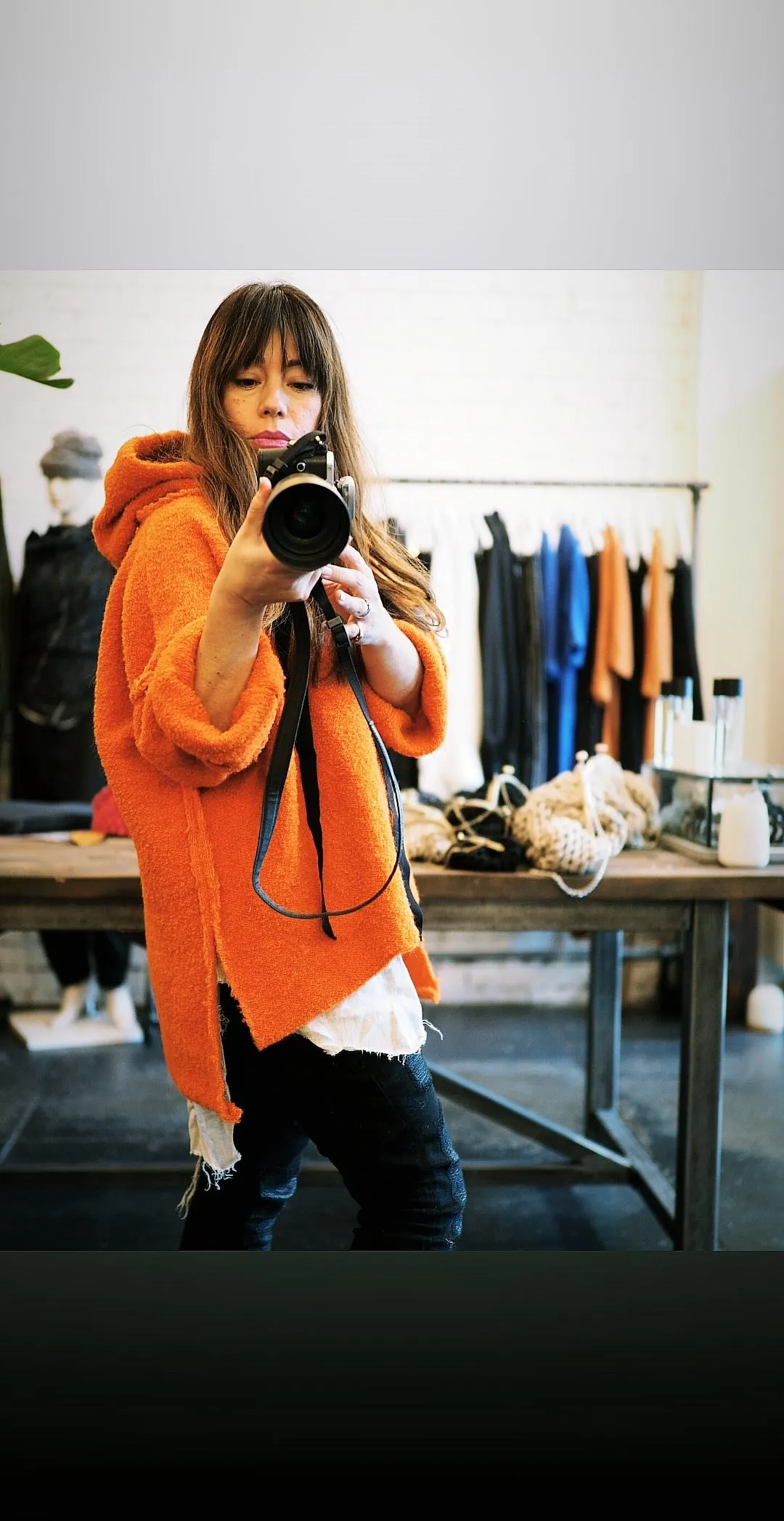 Sloppy Joe hoodie (Alpaca) - Burnt Orange