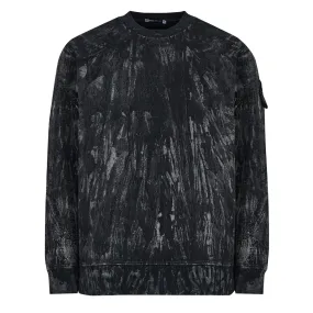 ST95 Oversized Plaster Crew Sweat Black