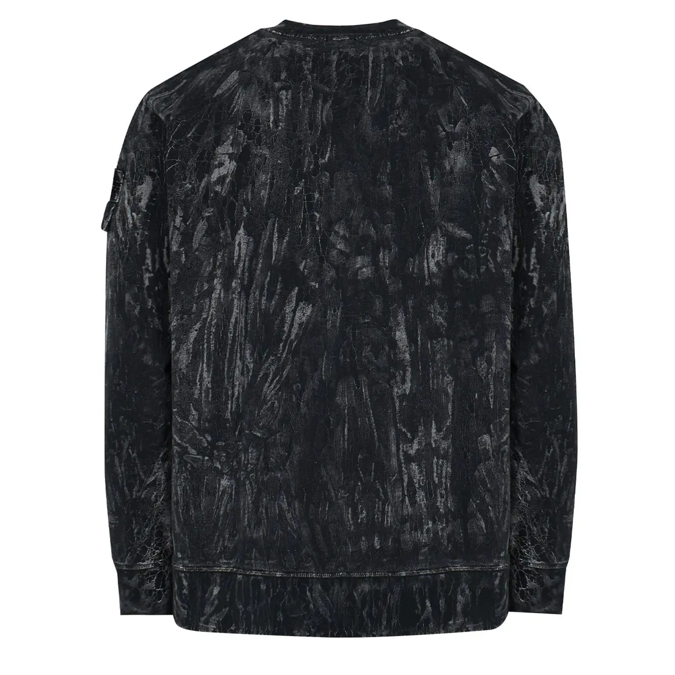ST95 Oversized Plaster Crew Sweat Black