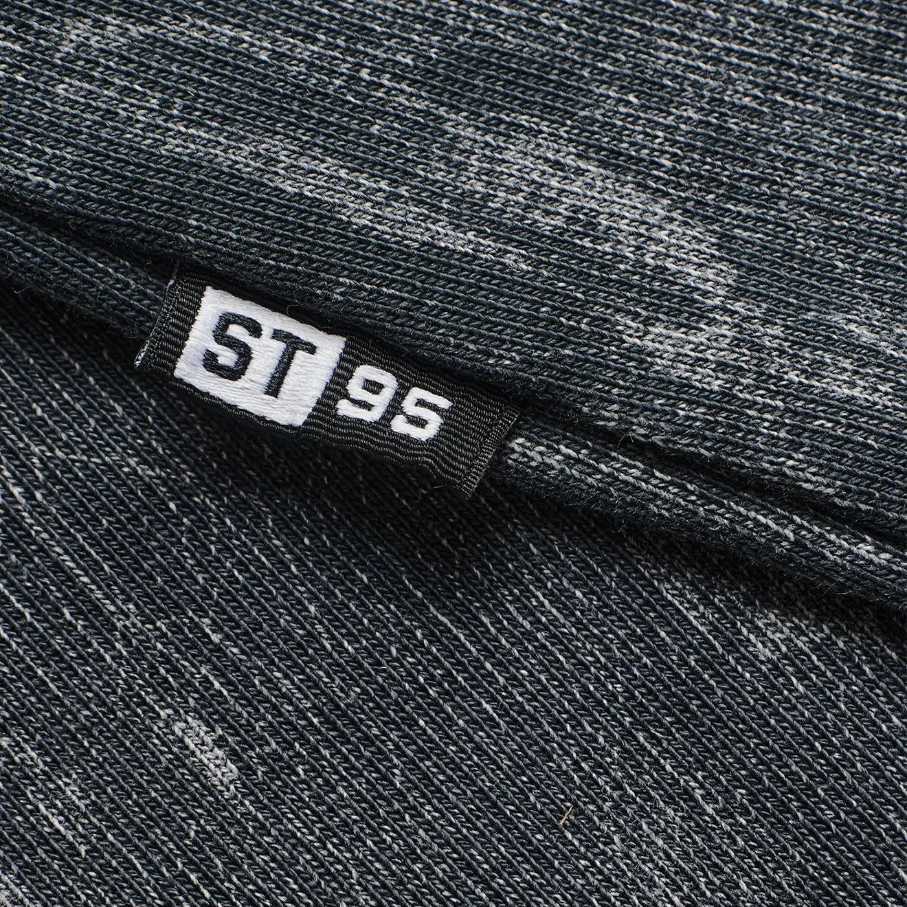 ST95 Oversized Plaster Crew Sweat Black