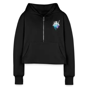 Women's Half Zip Cropped Hoodie