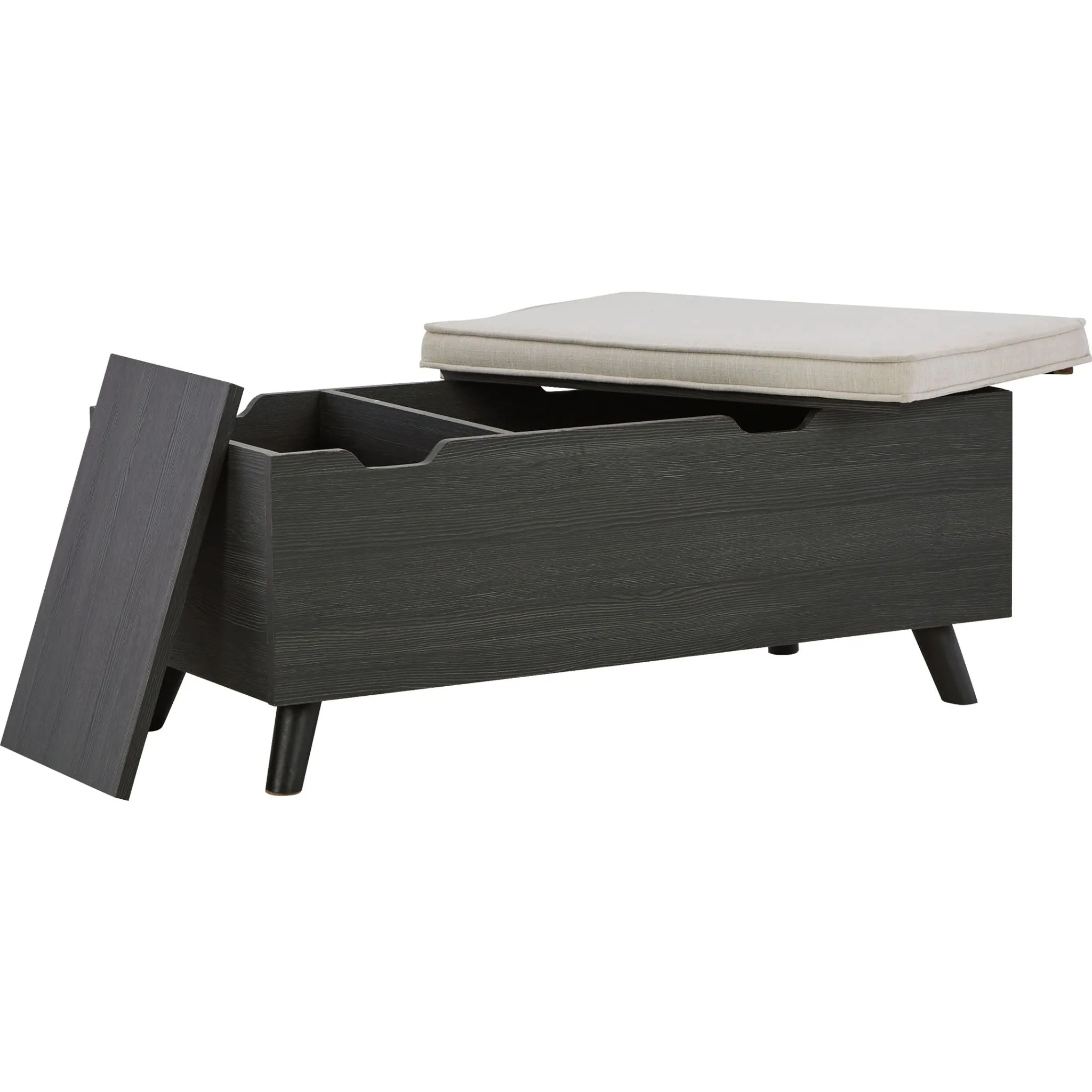 Yarlow Storage Bench - Gray